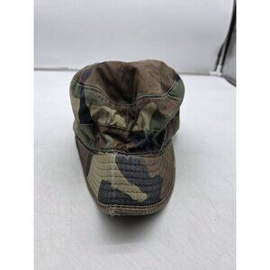 Vintage Atlas Headwear Hat Cap Fitted Mens 7 Camouflage Camo Military Army 90s